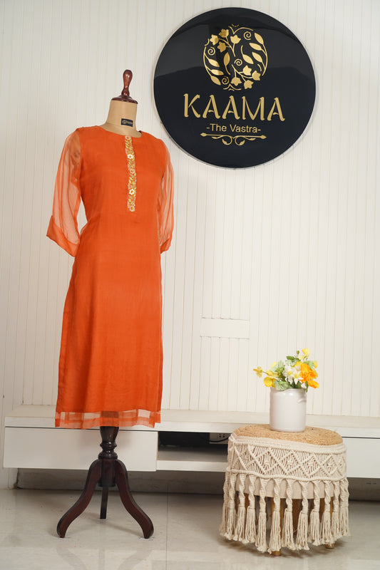 Kesari Pushpika Kurta
