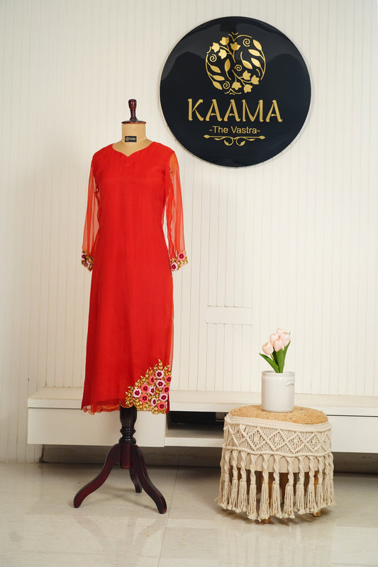 Gulraaz Phoolkari Kurta